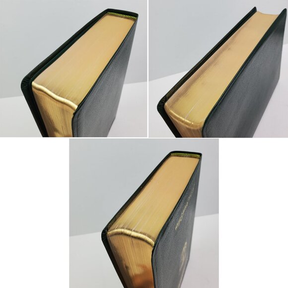 New American Bible Saint Joseph Giant Print Vintage 90s Gold Gilded Unread - Picture 9 of 11